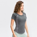 Ropa de entrenamiento activo de alta calidad yoga Fitness Wear cómoda camiseta de uso de gimnasia con camisetas sueltas al por mayor